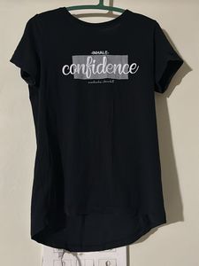 Black 'Confidence' Tee