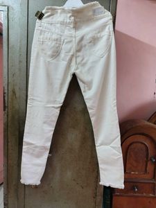 white womens funky jeans
