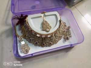 diamond jewellery necklace set