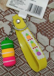 Burger Keyring