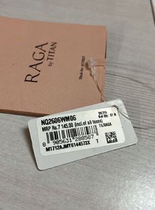 Titan Raga-Elegant Rose Gold Beaded Watch