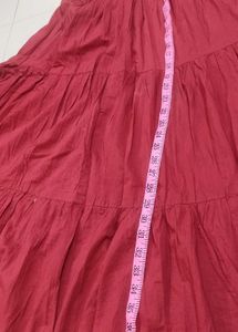 Navratri Special Red Ethnic Skirt