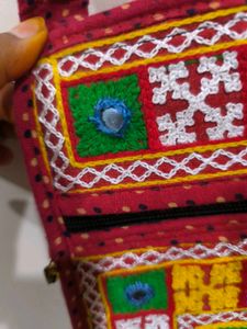 Traditional Elephant Laptop Sling Bag.