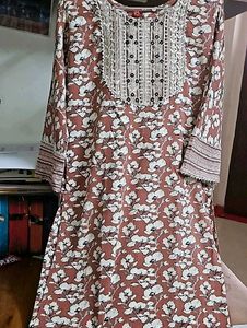 Cotton Rayon plazoo suit