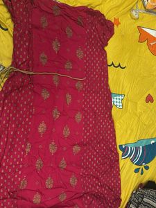 Traditional Magenta Kurta Dress