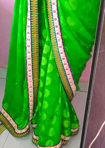 Green Saree