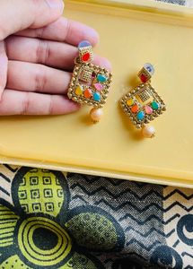 Wedding Indian Earrings Maangtikka Combo