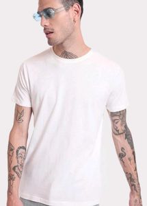 BEWAKOOF Branded White T-Shirt Pure Cotton