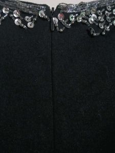 Black Sequin Embellished Dress