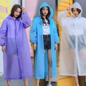 TRANSPARENT THICK RAINCOAT KOREA STYLE Unisex