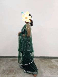 Elegant Green Embroidered Kurta Set