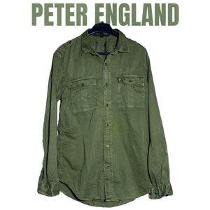 Peter England Olive Shirt