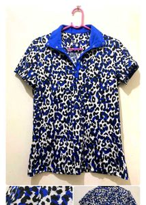 Combo 11 Tops.Striped Blue Blouse Length 24