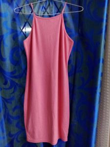Pink Bodycon Mini Dress