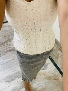 Women Denim Mini Skirt