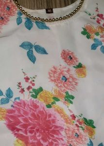 Women Printed Georgette Gown
