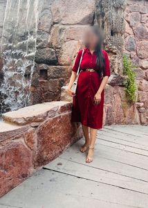 Beautiful dress with belt