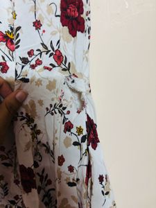 White Floral Avasa Frock