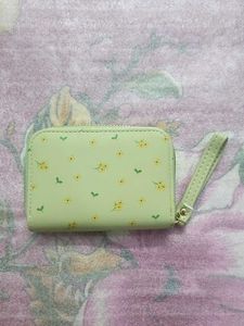 Floral Print Card Holder