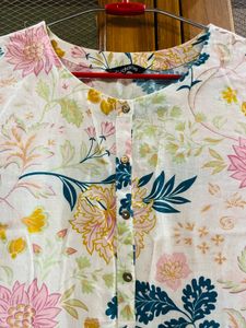 Floral Print Kurta