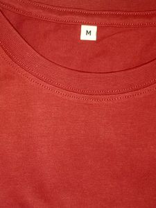 Men&#39;s Premium Solid Brick Red  T-shirt