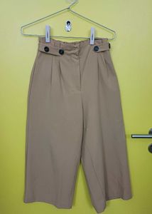 ONLY Beige Wide Leg Trousers