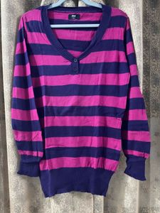 MAX - Striped Knit Sweater