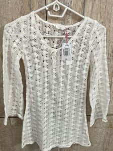 White Crochet Top