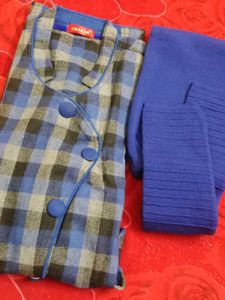 New woollen kurta Set