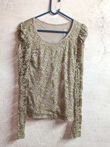 Stylish Women's Lace Top Layered