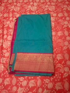 Elegant Teal Saree
