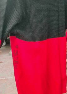 Black and red sweater