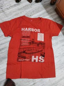 Orange Graphic T-Shirt