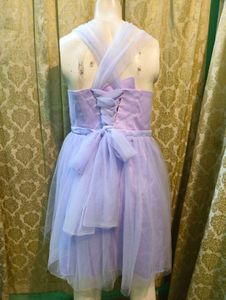 Lavender Tulle Mini Dress
