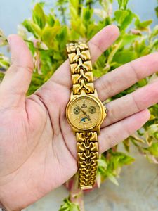 Swistar Moonphase 22k Gold Plated Limited Edition