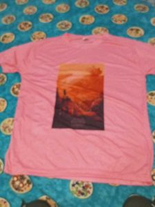 Pink Graphic T-Shirt