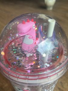 Dinosaur 🦕 Glitter Sipper
