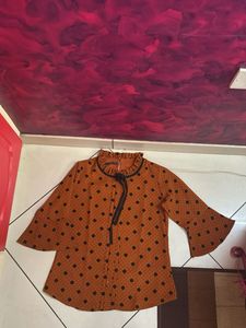 Cute Vintage Polka Dot Top
