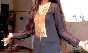 Black Transparent Kurti