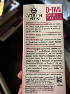 AYOUTH VEDA D-TAN FACIAL CLEANSER