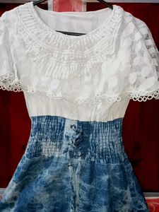 Jeans Top Korean Style 😊
