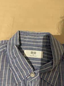 Striped Formal Linen Shirt