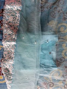 Blue Embroidered Kurta Set With Dupatta