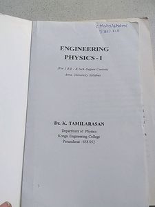 Engineering Physics I