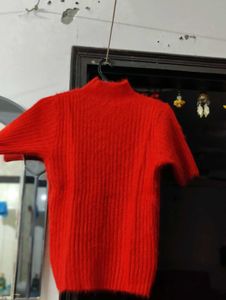 Woolen High Neck Sweater For Women