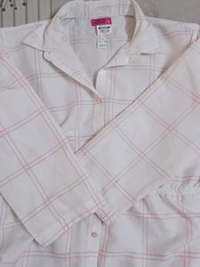 Pink Plaid Tunic Top
