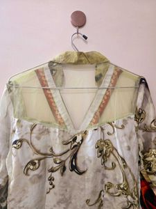 Chiffon And Net Kurti