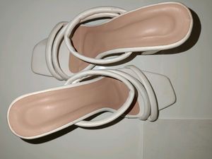 Women White Solid Heels - Heels for Women