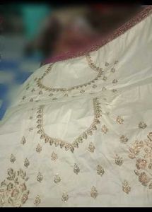 Elegant Embroidered Lehenga With Velvet Border