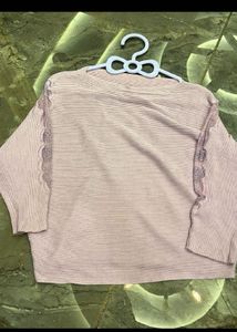 levender Knit Top with lovely slivs